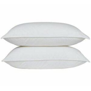 Classic Pair of Big Fibre pillows - White