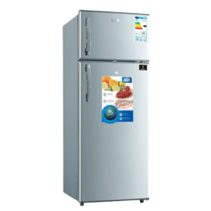 ADH 358 Litres Double Door Refrigerator – Silver