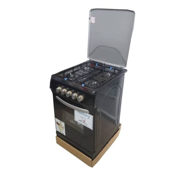 Besto Full Gas Cooker 50x60cm - Black - Image 3