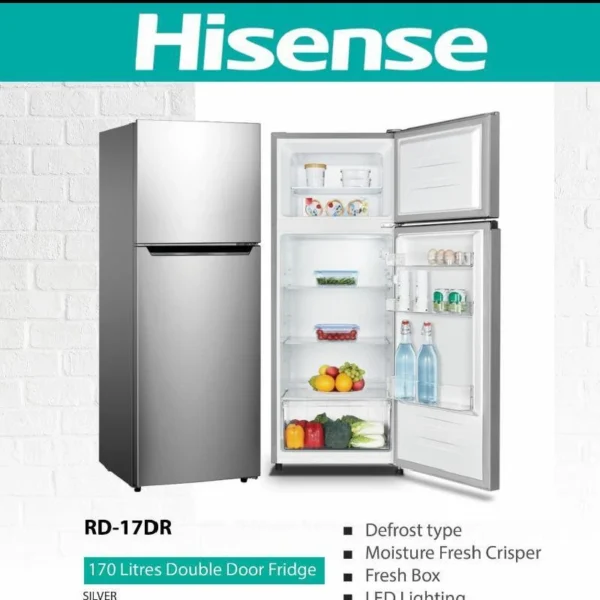 Hisense 170L Double Door Fridge