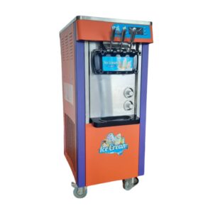 Ice Cream Maker Machine 3 Levers  - Orange