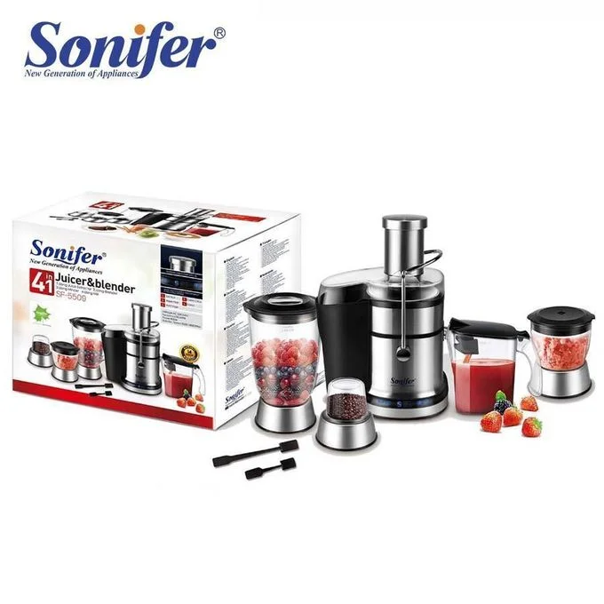 4 IN 1 Juicer And Blender - Silver