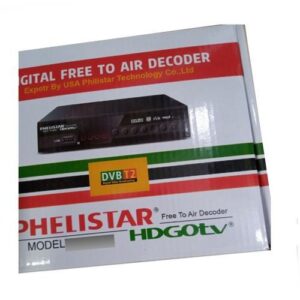 Phelistar FREE to Air TV Digital Decoder + a FREE Digital Receiver Antenna