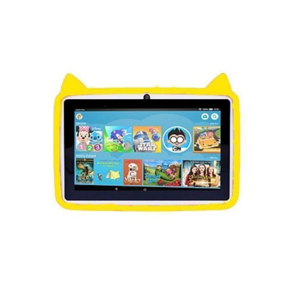 Lenosed Kids Tab 2, 7 inch, 16GB, 1GB RAM, Wi-Fi, Android, Yellow