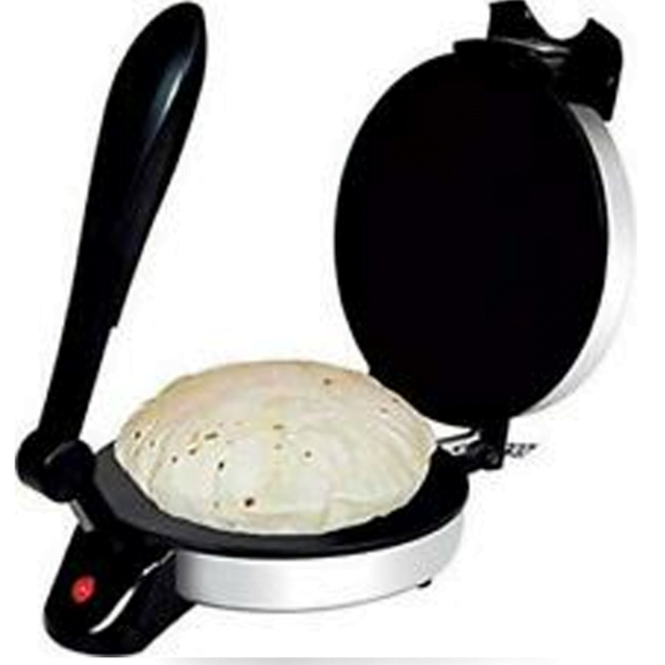 Silver crest Non Stick Electric Chapati Maker,Flat Bread,Tortilla,fulka - Black - Image 2
