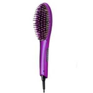 Hair Straightener Brush - with Temperature Control
