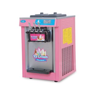 Soft ice cream machine table top 3 flavors
