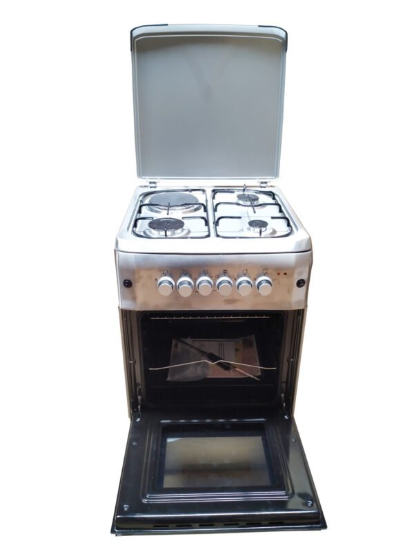BlueFlame Cooker 50x55cm 3 gas burners+1 electric plate and electric oven - Image 3