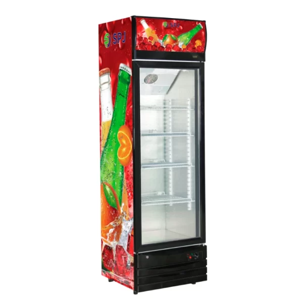 SPJ 300L Display Fridge Chiller – Red,Black