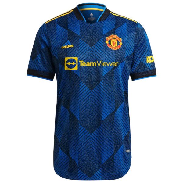 Cristiano Ronaldo Manchester United adidas 2021/22 Third Authentic Player Jersey - Blue - Image 2