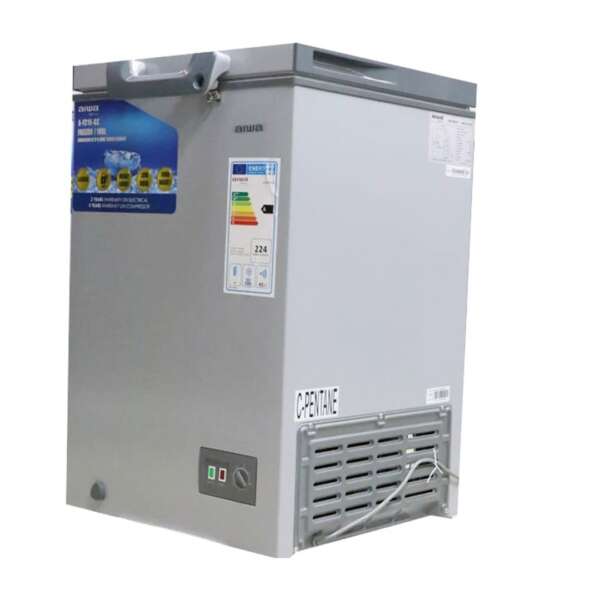 Aiwa 150L Chest Freezer - Silver/Grey