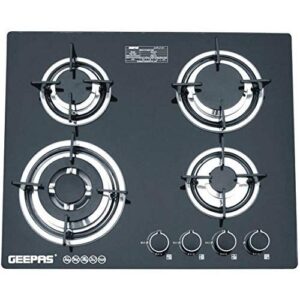 Geepas 4 Burner Gas Cooktop Gk4410 - Black