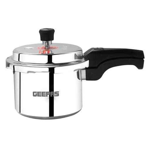 Buy Geepas GPC325 3L Stainless Steel Induction Base Pressure Cooker