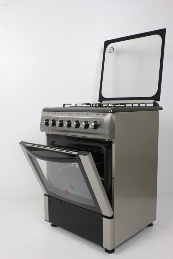Klass 2Gas + 2Electric 60X60 Cooker With Electric Oven – Grey - Image 4