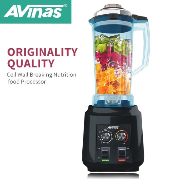 AVINAS AV-128 3L Cell Wall Breaking Nutrition Commercial Food Processor Blender
