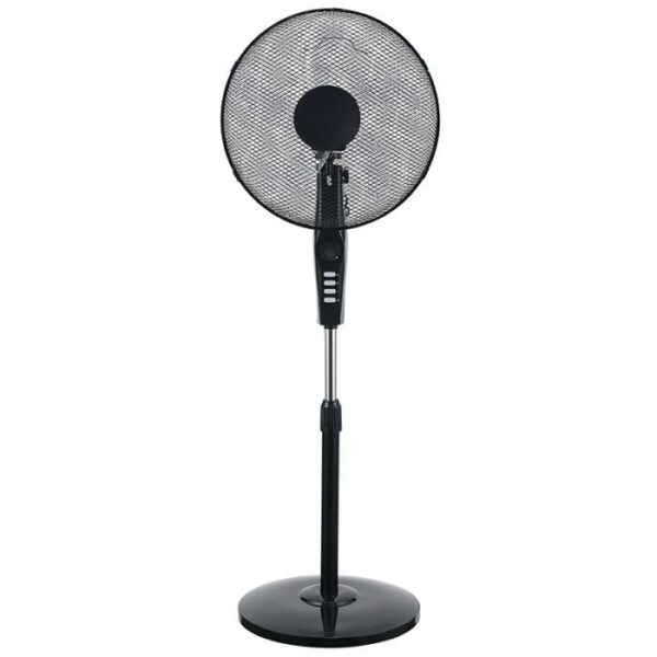 IQRA 16" Stand Fan,50W copper motor,5 blades (IQ-SF708) - Black - Image 2