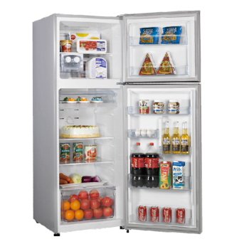 Hisense 419L Double Door Fridge with Frost-free Top Mount Freezer