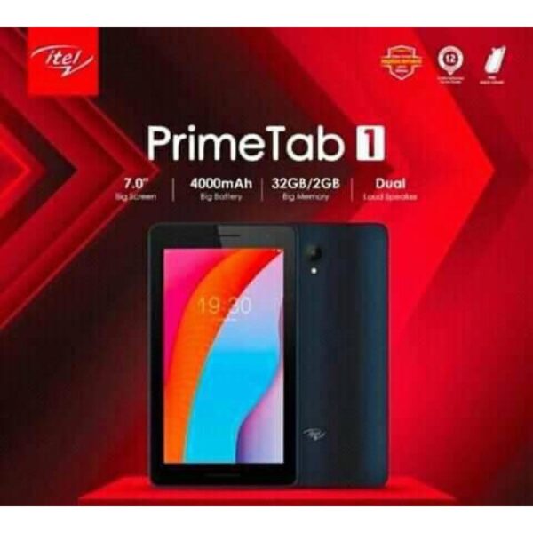 Itel Prime TAB 1 - 7.0" 2GB RAM 32GB ROM 5MP 3000mAh - Blue - Image 5