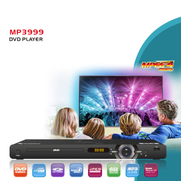 Smart Plus DVD Player MP3999 - Black