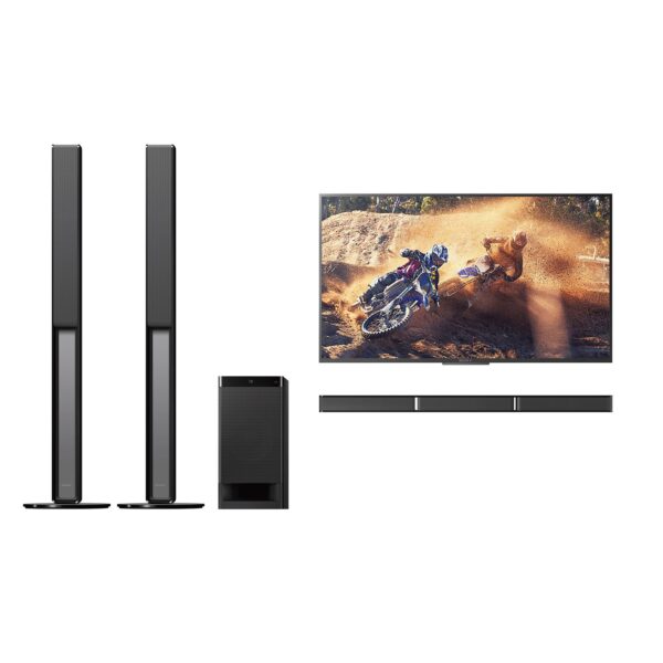 Sony HTRT40 – Stylish 5.1ch Tall Boy Home Cinema Sound Bar System – Black - Image 2