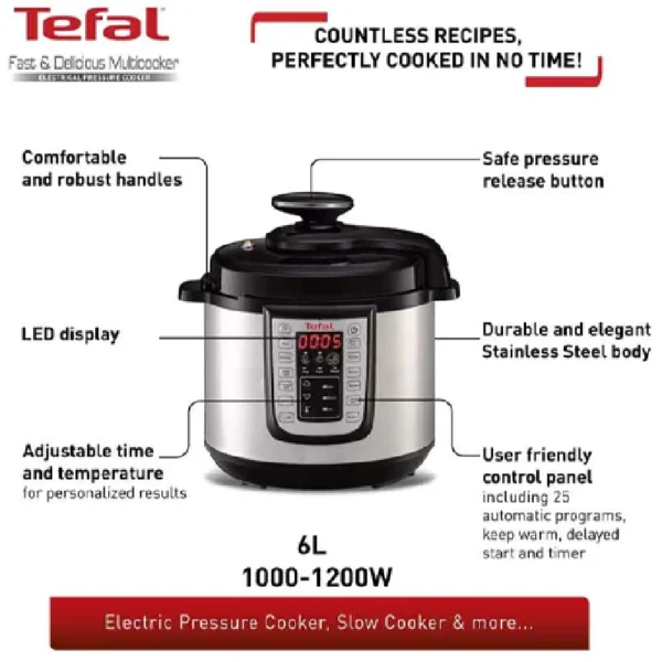Tefal All-in-One Multifunction Electric Pressure Cooker