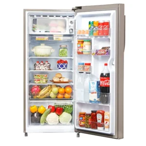 Aiwa 195L Compact Single Door Refrigerator - Silver