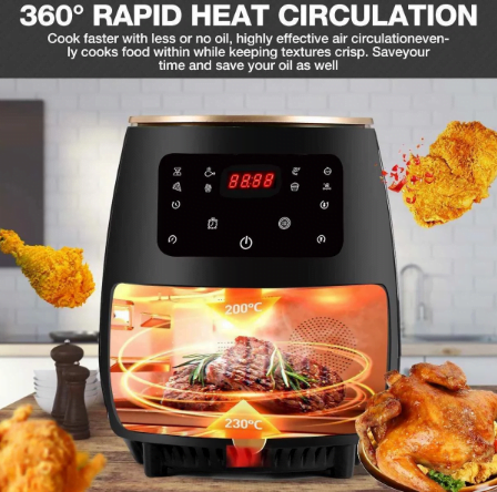 Oil Free Air Fryer Hot Air Oven Low Fat Cooker 220V 110V 240V 3.5L 4.5L  Electronic Air Fryer - Buy Oil Free Air Fryer Hot Air Oven Low Fat Cooker  220V 110V