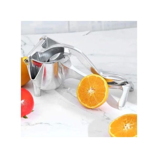 Stainless Steel Lemon Orange Manual Fruit Press Squeezer Juicer Extractor - Silver - Image 4
