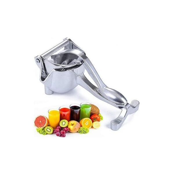 Stainless Steel Lemon Orange Manual Fruit Press Squeezer Juicer Extractor - Silver - Image 3