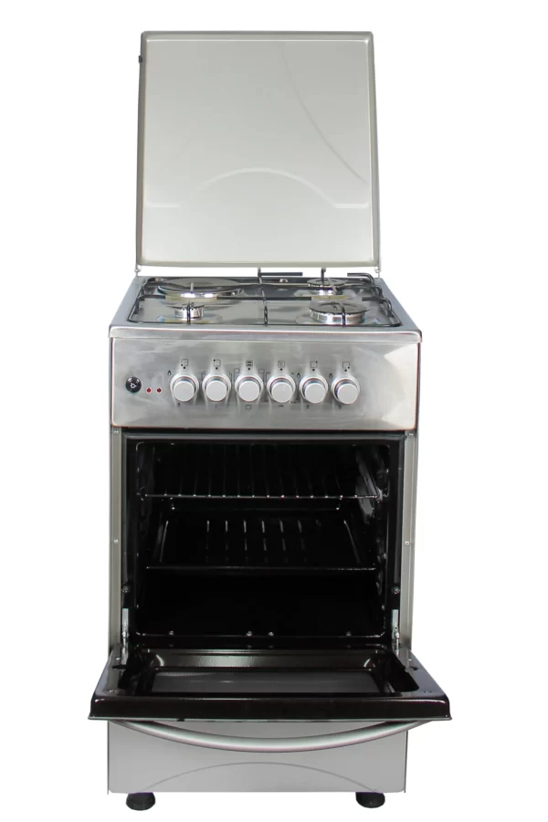 Blueflame Cooker 3gas burners and 1 electric plate, Stainless steel C5031E – I 50x50cm (Inox) - Image 2