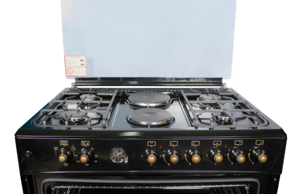 Blueflame Rustic Cooker 4 Gas & 2 Electric 90cm X 60cm FP942ERF – Black - Image 4