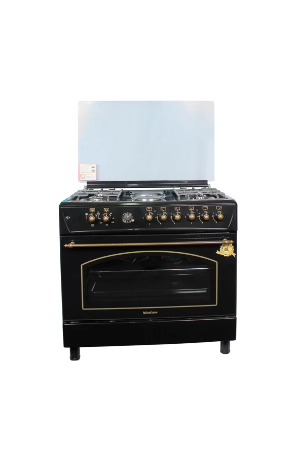 Blueflame Rustic Cooker 4 Gas & 2 Electric 90cm X 60cm FP942ERF – Black