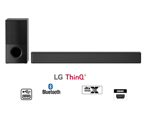 LG SNH5 4.1 ch High Powered Sound Bar 600W with Extreme Bass - Image 2