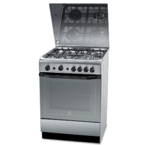 Indesit 4 Gas Burners Cooker 60cm with Gas Oven