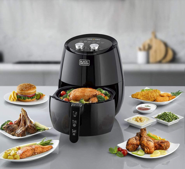 Black+Decker 4.5L Rapid Air fryer AF350B5 - Image 3