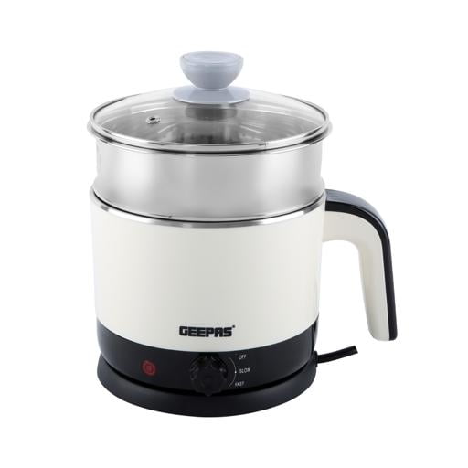 Geepas 360-Degree Rotation Double Layer Multi-function Kettle