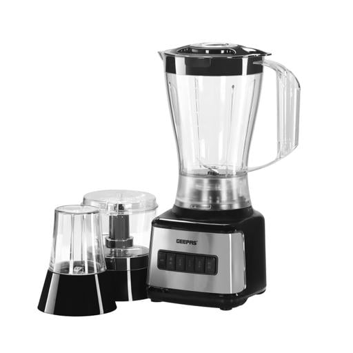 Geepas GSB44017 500W 3 in 1 Stainless Steel Blender