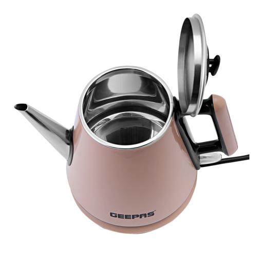 Geepas Uganda - Stainless Steel, Cordless Water Tea Kettle 1.2L