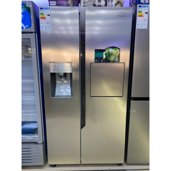Hisense 700L Side by Side Fridge With Ice Maker & Water Dispenser