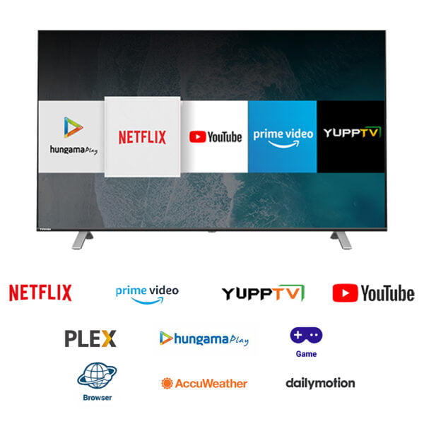 Toshiba 55 inch 4K Ultra HD Vidaa OS Smart TV - Image 6