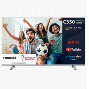 Toshiba 65 inch Smart TV 65C350 – 4K UHD VIDAA Smart TV