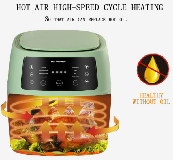 Digiwave Extra Large Capacity Air Fryer 8L - Image 2