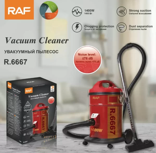 RAF Wet And Dry Canister Vacuum Cleaner | R.6667 - Image 5