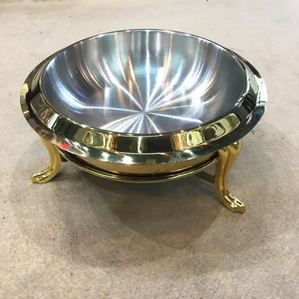 Sizzle Chafing Dish with Gold Stands - Image 4