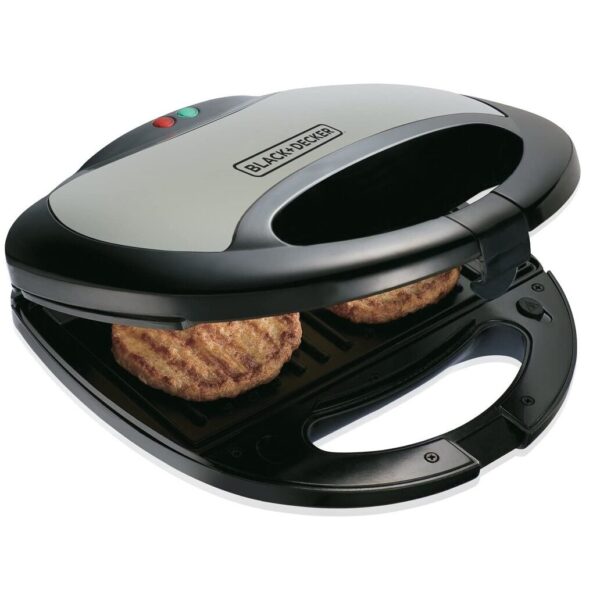 Black+Decker 2-Slot Sandwich Maker with Grill
