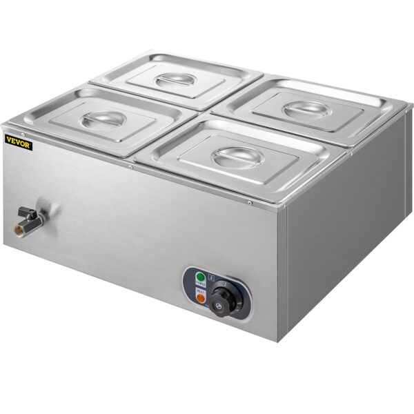 Commercial Bain Marie with 4 Compartments