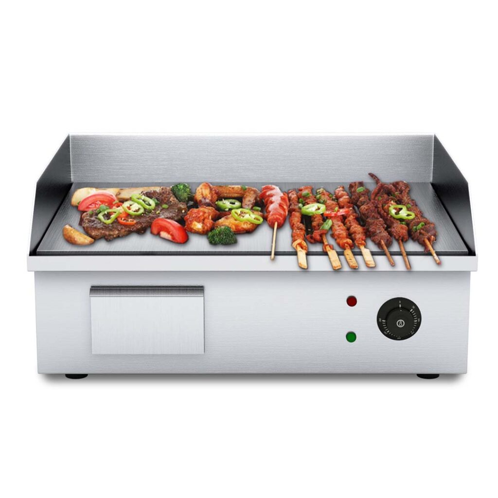 Buy Commercial Electric Grooved Grill Griddle Dombelo UG