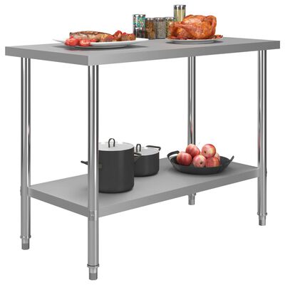 Commercial Kitchen Working Table - Stainless Steel