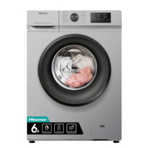 Hisense 6Kg Front Load Washing Machine - Silver