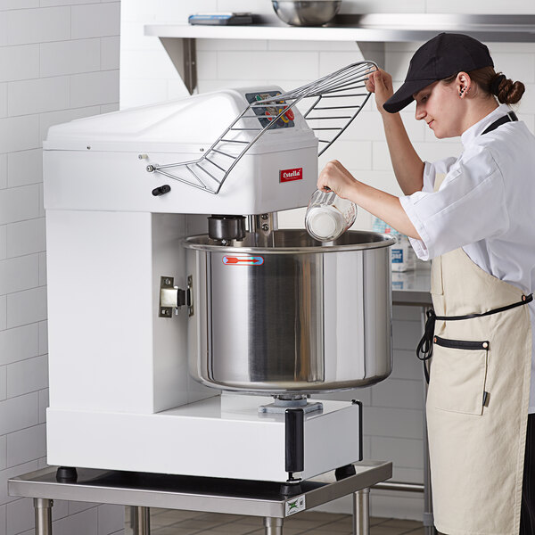 Commercial Spiral Dough Mixer 30 Litres - Stainless Steel